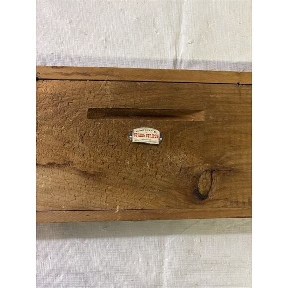 DISHWASHER Wanted Bed, Board, Fringe Benefits Wooden Sign Stars & Stripes 19" - Picture 6 of 7